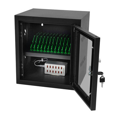 Boîte de rangement pour téléphone verrouillable et rechargeable 12 unités