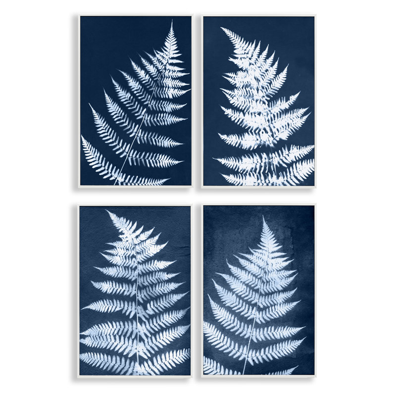  «Modern Fern Impressions», ensemble de 4 giclées par Jason Johnson, H 24 po x l 16 po
