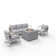 Annifer 5 - Person Patio Conversation Sets with Cushions