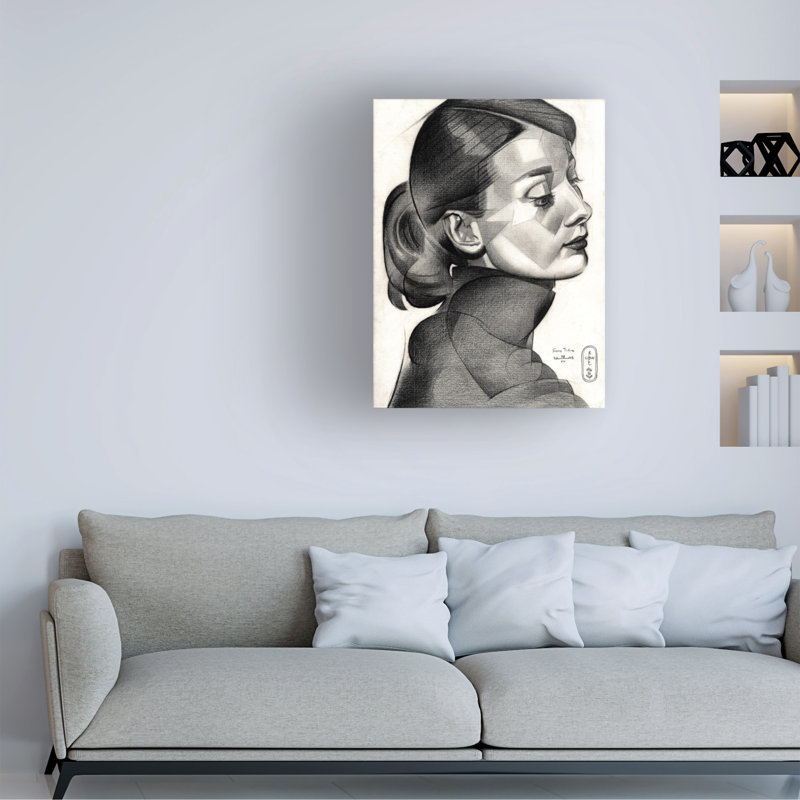 Bolog Corne Akkers Audrey Canvas Art, 19" H x 14" W
