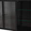 Armoire murale en verre arquée 3 D pour la cuisine, le salon et la salle de bain (noir)-862239163