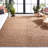 Jameswilliam Natural Fiber Hand Woven Jute Solid Color Rug-1889571607