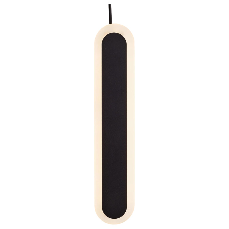 Matte Black Integrated LED Outdoor Bulkhead Light