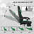 Adults Ergonomic Racing Style High Back Computer Chair with Footrest Headrest and Lumbar Support-53046267