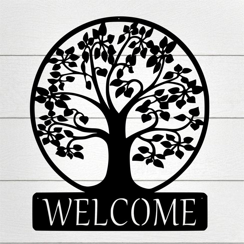 Décoration murale arbre de vie III, H 36 po x l 36 po x P 0,25 po, Oui