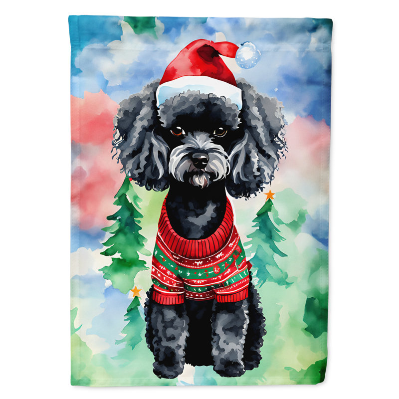 Double Sided Polyester Christmas, 15.5'' H x 11.25'' W