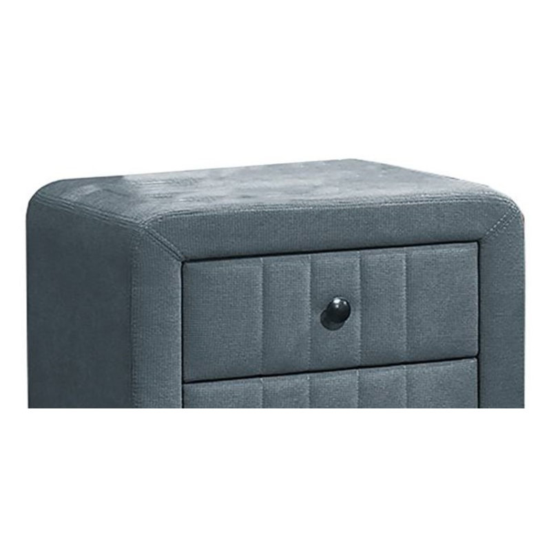 Table de chevet Sylvia, Gris
