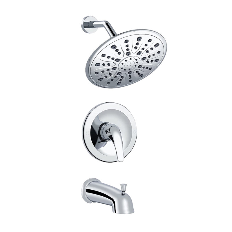 All-In-One Kit with Rough in-Valve, Chrome