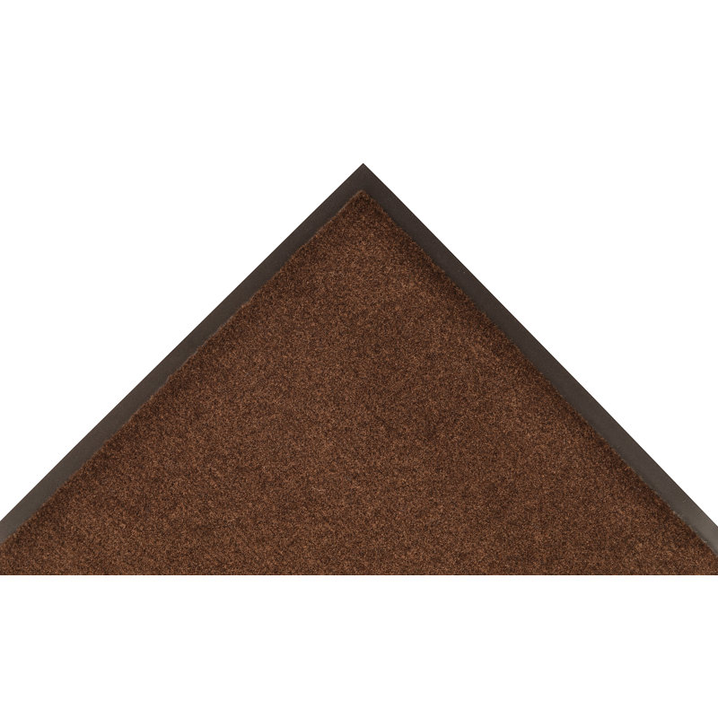 Tapis d'accueil antidérapant Alka, Brun, 4 pi x 6 pi