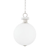 Haru 18" Opal Etched Glass Pendant