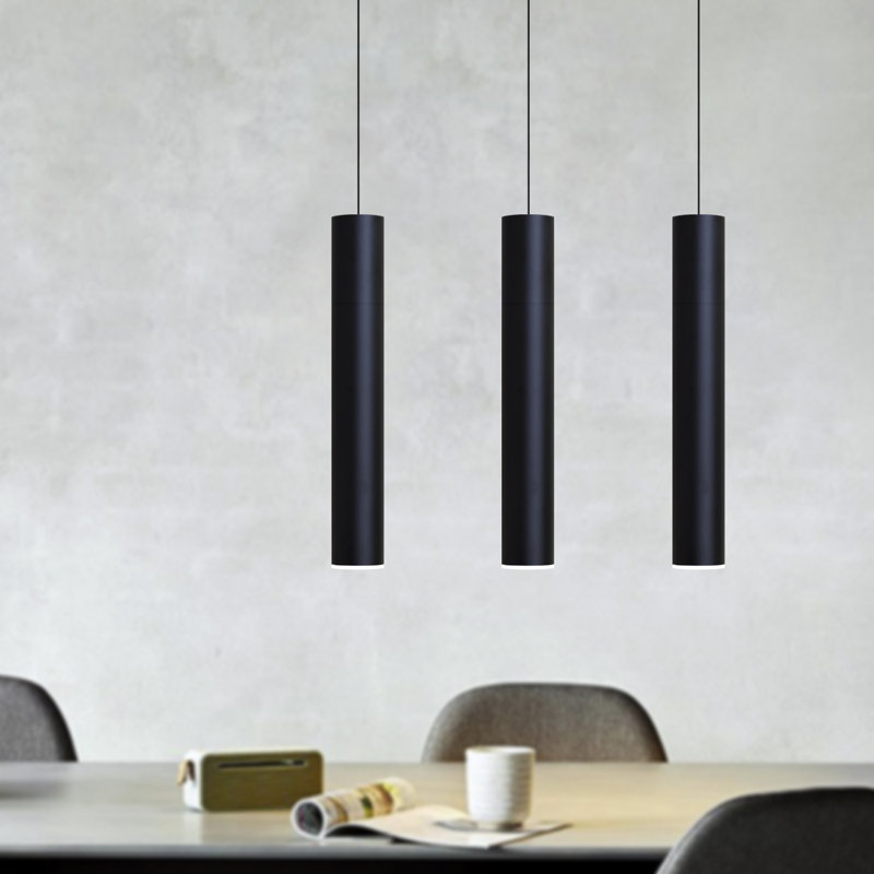 Chambery 3 - Light Kitchen Island Pendant, Black
