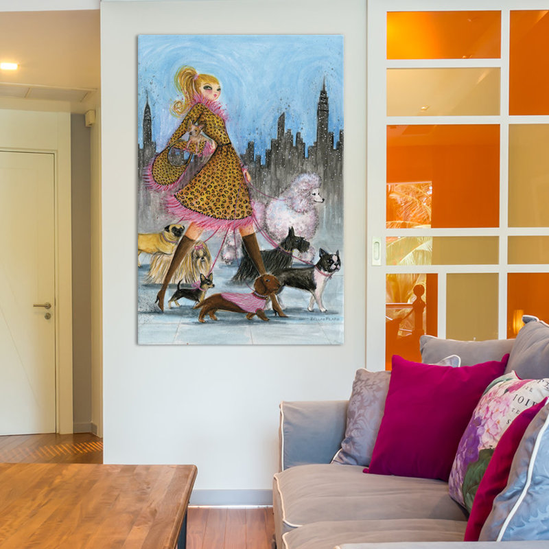 Reproduction de peinture sur toile, H 18 po x l 12 po x P 1,5 po, Pas de tapis, Toile tendue