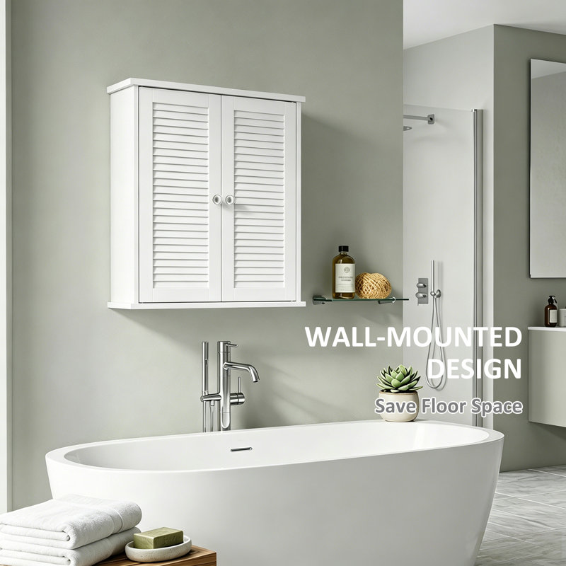 Freestanding Bathroom Cabinet, White