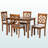 Annorah 6 - Person Four Leg Dining Set-800831165-800831153-800831166