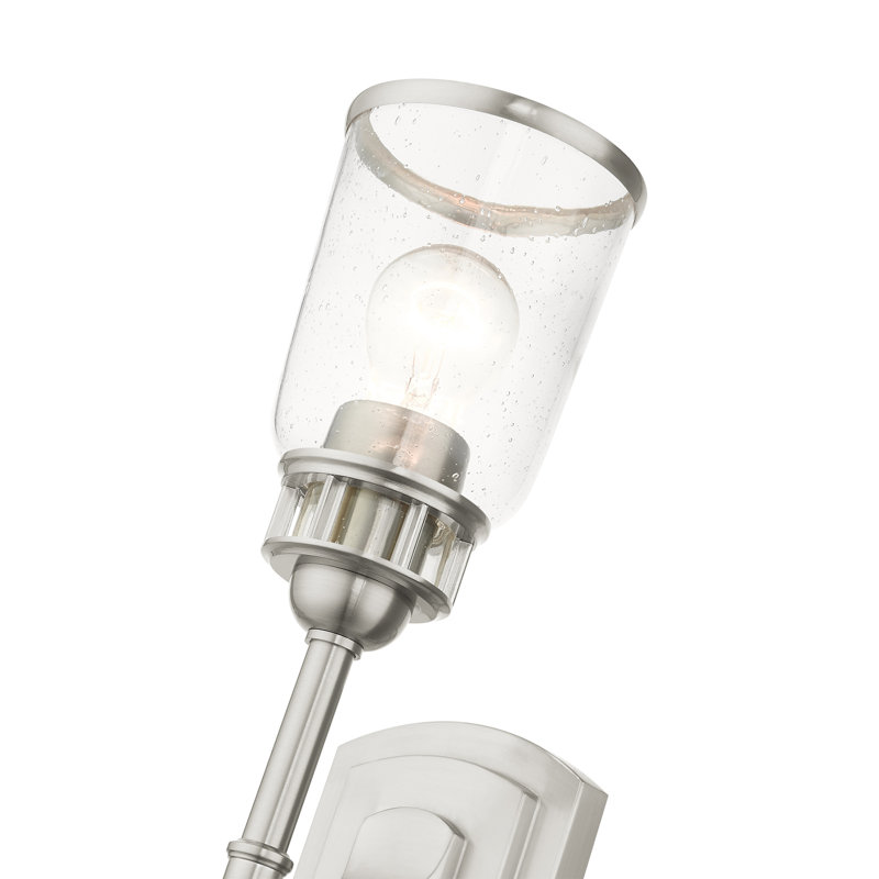 Leboeuf Dimmable Bath Sconce, Brushed Nickel