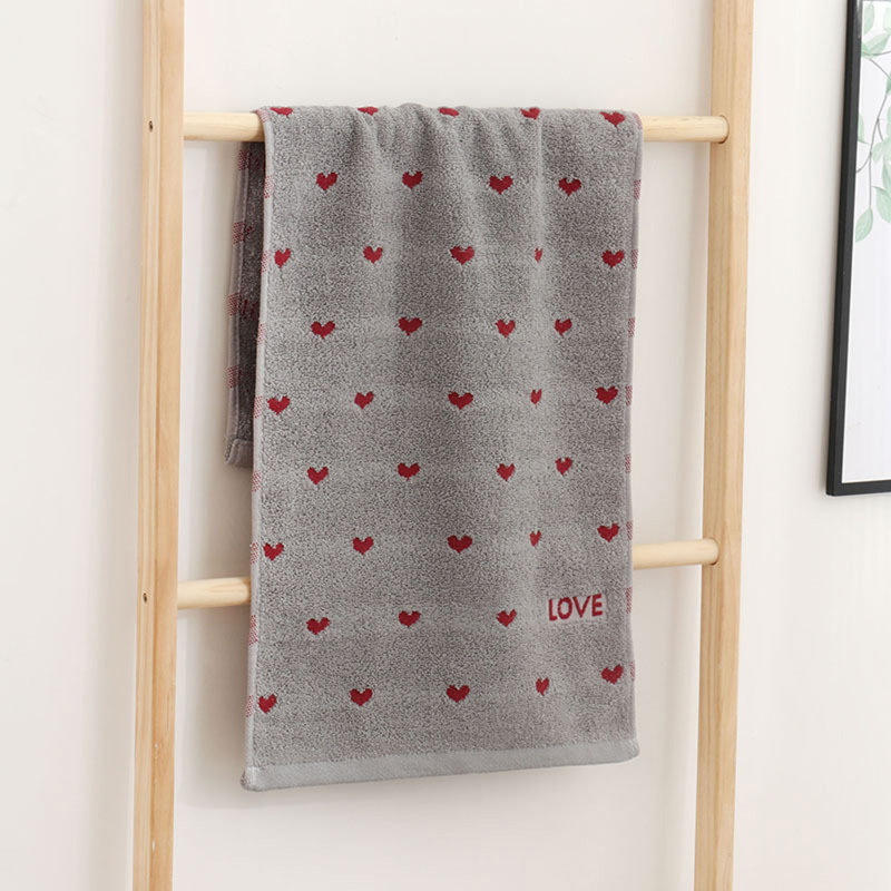 Serviette de toilette épaisse et douce pour salle de sport et hôtel, serviette à séchage rapide pour salle de bain, gris 13,4 x 29,5 po