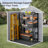 6 Ft. W X 4 Ft. D Resin Outdoor Storage Shed With Floor, Resin Shed With Window And Lockable Door