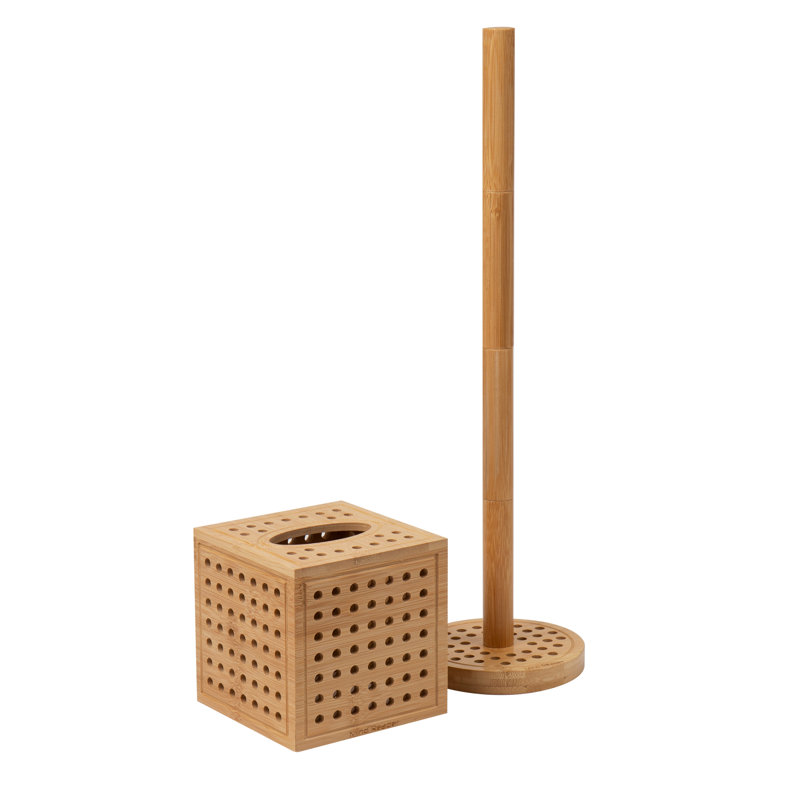 2 Piece Bathroom Accessory Set
