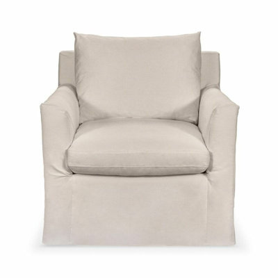 Cassiano Upholstered Fabric Swivel Chair