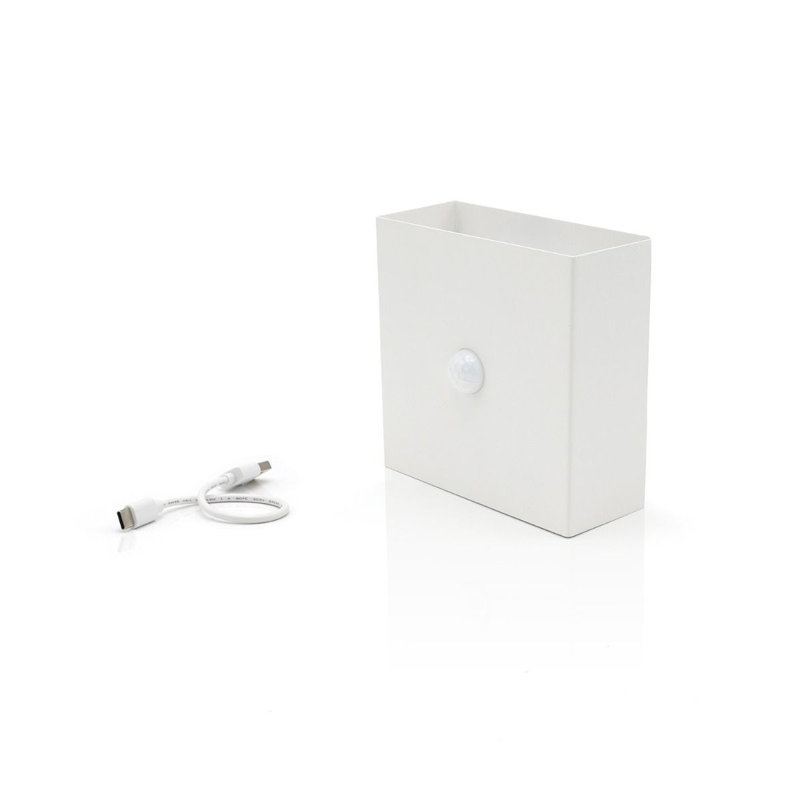 Aluminum LED Flush Mounted Sconce, White