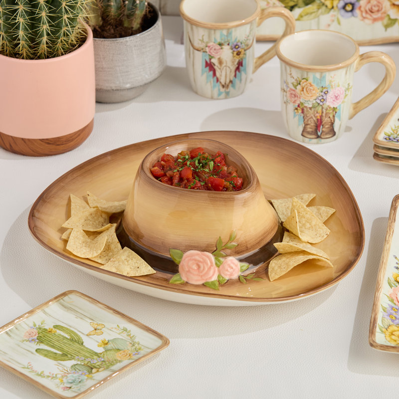 Chapeau de cow-boy 3-D Rosewood Chip & Dip