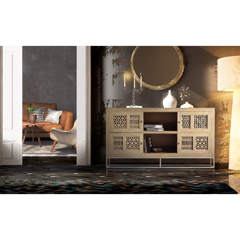 Cleeve 160cm Solid Wood Sideboard