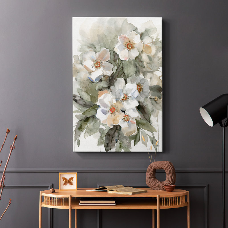 Grès floral - galerie Cavas enveloppé, H 18 po x l 12 po