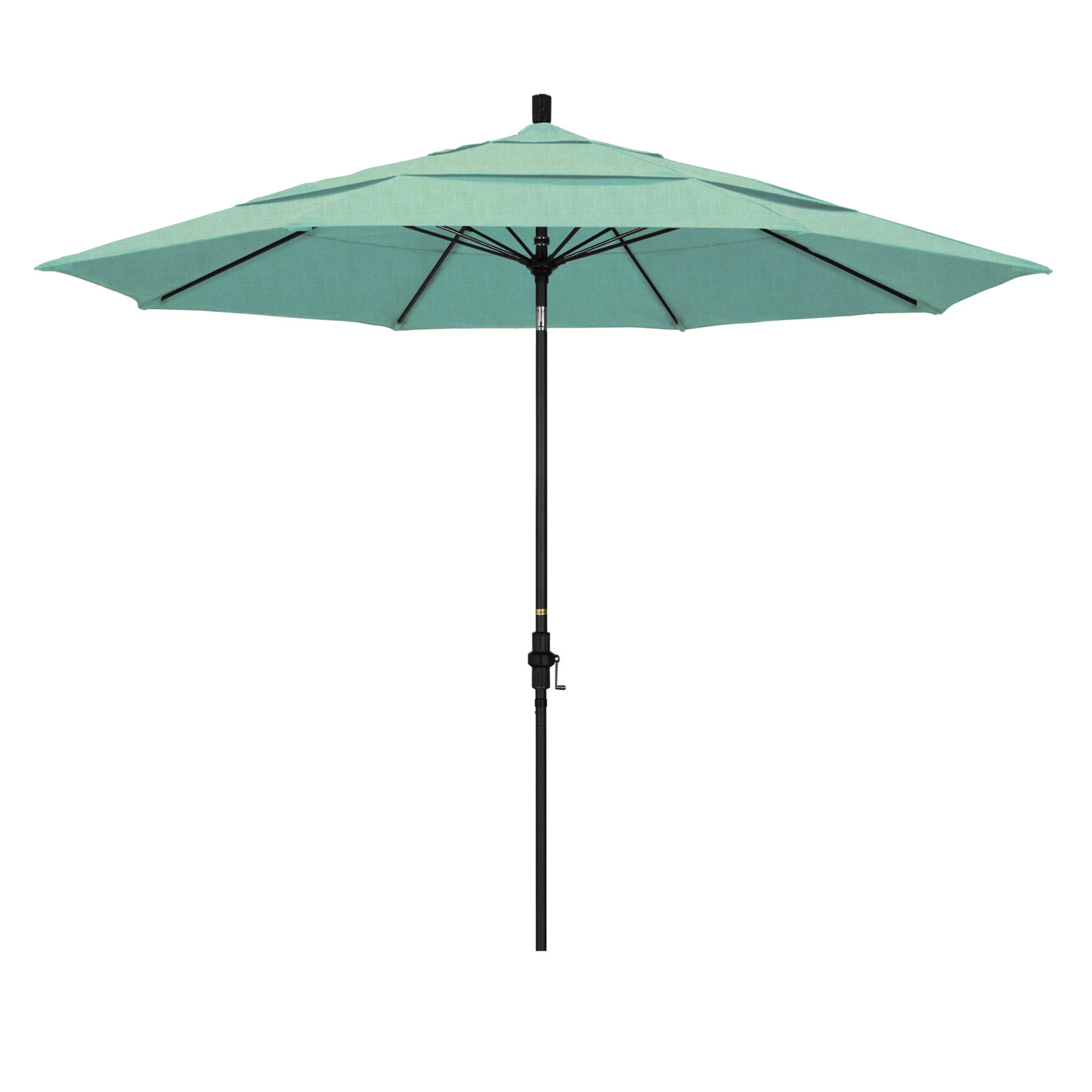 Brent 132'' Sunbrella® Outdoor Umbrella, Spectrum Mist Sunbrella® Plainweave