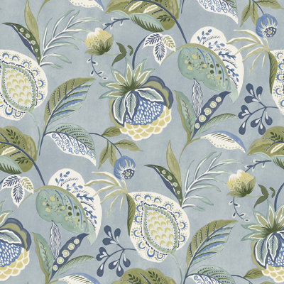 Conradina Prepasted Floral Double Roll