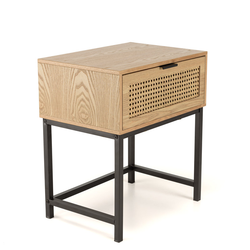 Clairan 48cm W Manufactured Wood Bedside Table