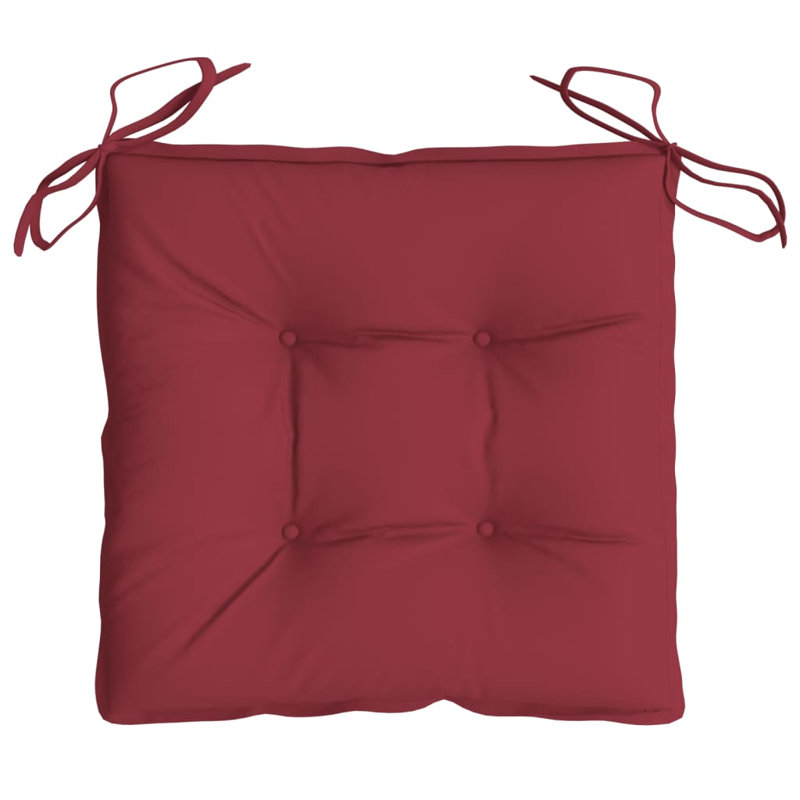 Outdoor Seat Cushion, Green, 2.8" H x 15.7" W x 15.7" D