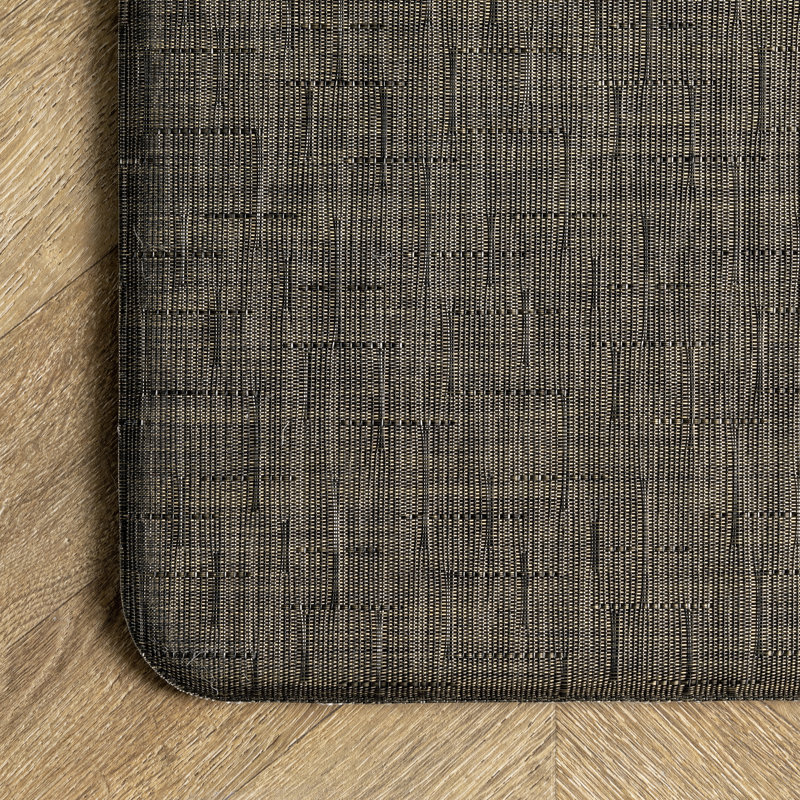 Tapis anti-fatigue Prudenville, Rectangle 1 pi 8 po x 3 pi 6 po, Brun