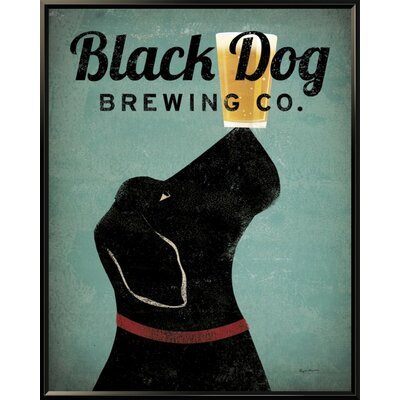 Black Dog Brewing Co v2' Vintage Advertisement -  East Urban Home, EUHG5945 42271016