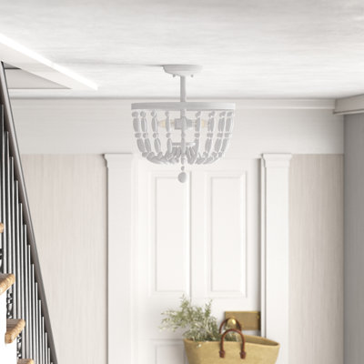 Plafonnier semi-encastré de 13 po 2 lumières Shauna