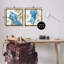  «Blue Jays with Blossoms», ensemble de 2 toiles flottantes encadrées par Evelia Designs-1506751057-1506751056