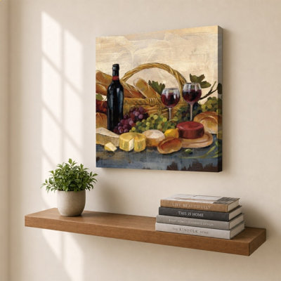 «Tuscan Evening Wine» par Silvia Vassileva, impression sur toile