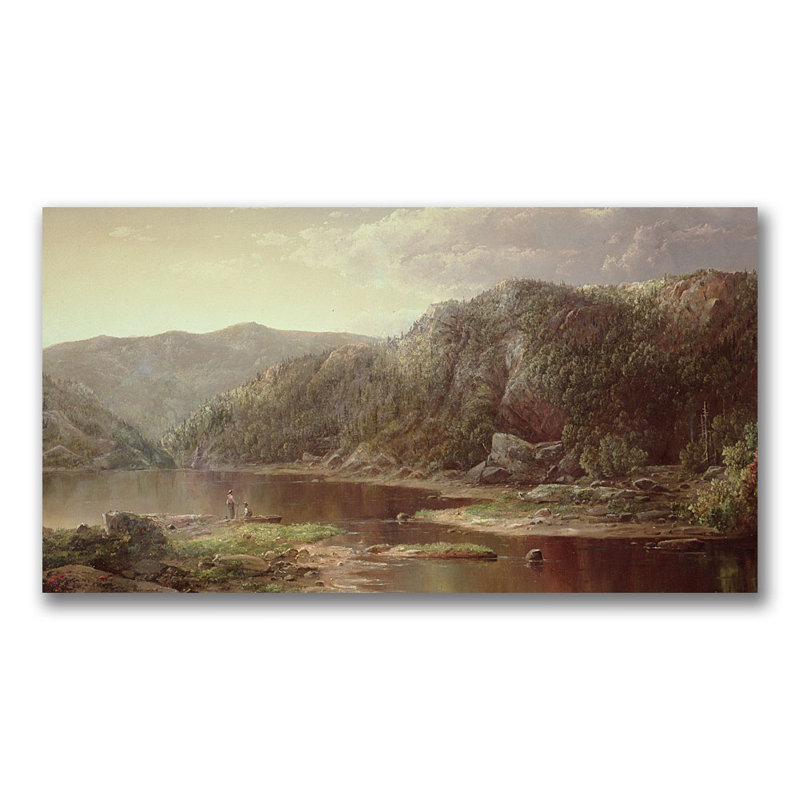 "On the Shenandoah" by William Sonntag Photographic Print on Wrapped Canvas, 16" H x 32" W x 2" D