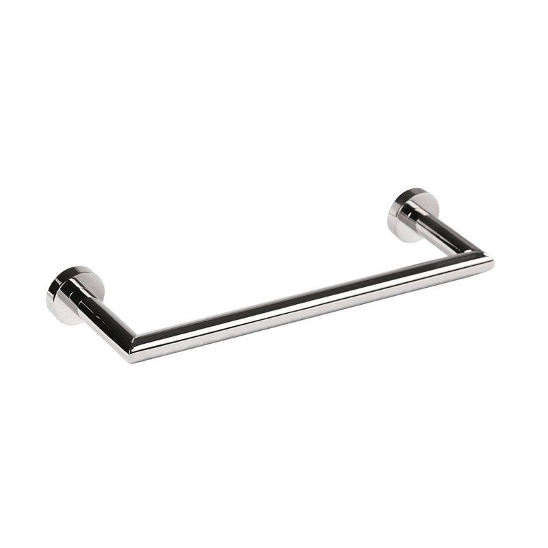 Ronda 1 Wall Mounted Towel Bar, 1.625'' H x 12.125'' L x 3.625'' D, Chrome