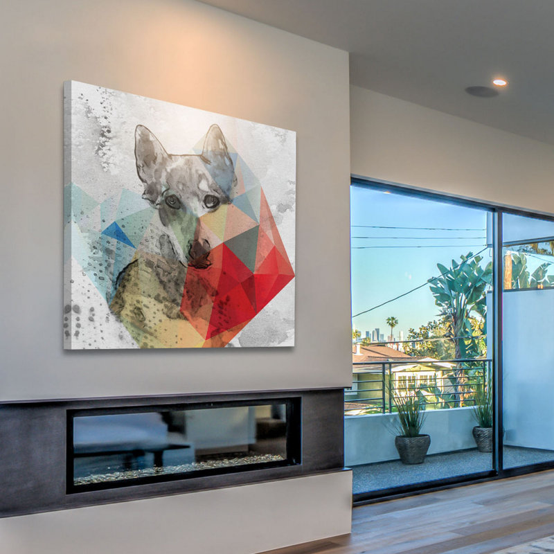 The Dog by Irena Orlov - Wrapped Canvas Print, 81 cm H x 81 cm W  x 4cm D