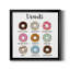 «Donut», impression d'art textuel sur toile encadrée-1191605608-1191605526