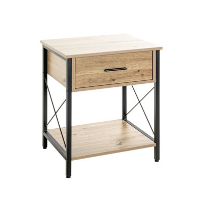 Dezra Side Table with Storage