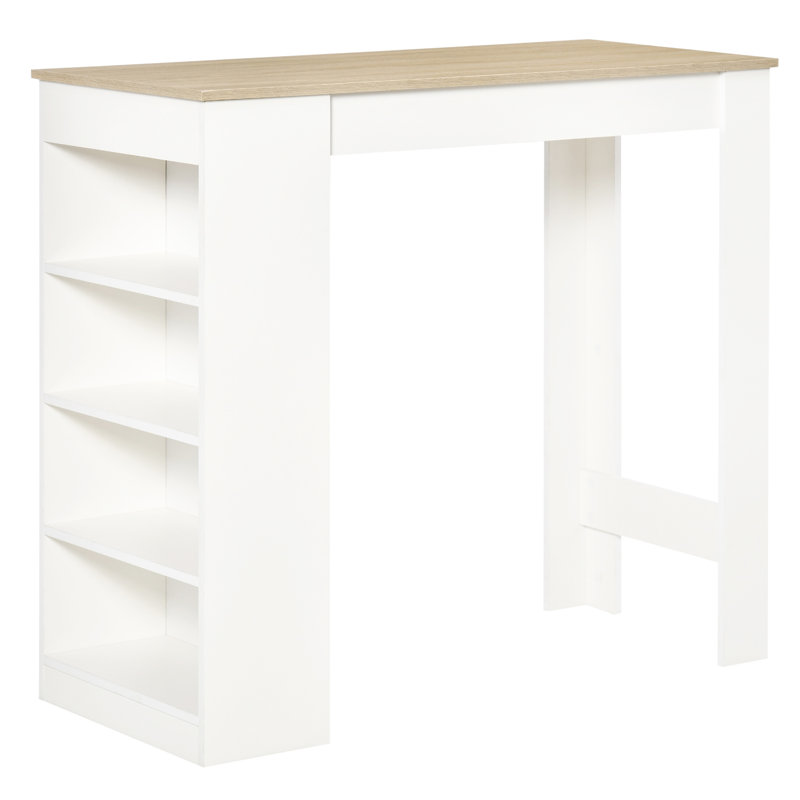 Braea Solid Wood Top Dining Table, Nature