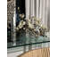 Sloped Glass Planter With White Magnolias
