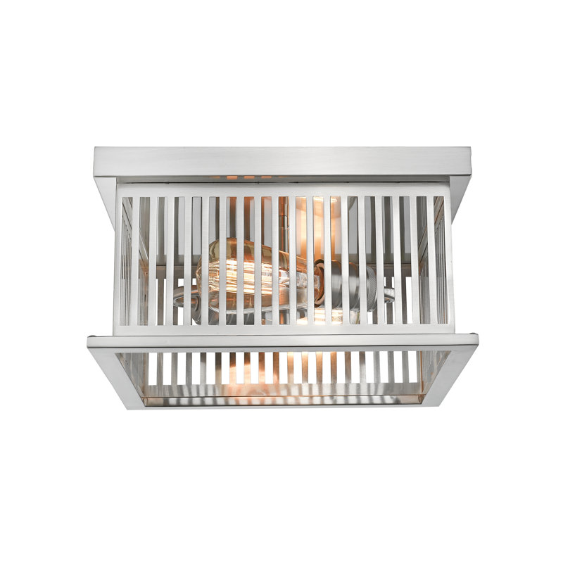 Beddingfield Flush Mount, Brushed Nickel