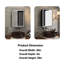 Miroir pour armoire à pharmacie Mahisha-818394993