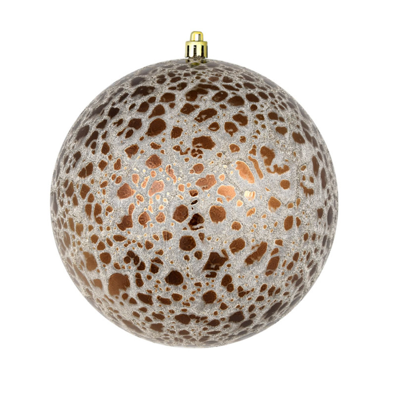 Ornement boule craquelée, Moka