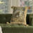 Mina Victory Vintage Pillow Monkey On Branch Taupe Indoor Throw Pillow-112748689-112748688