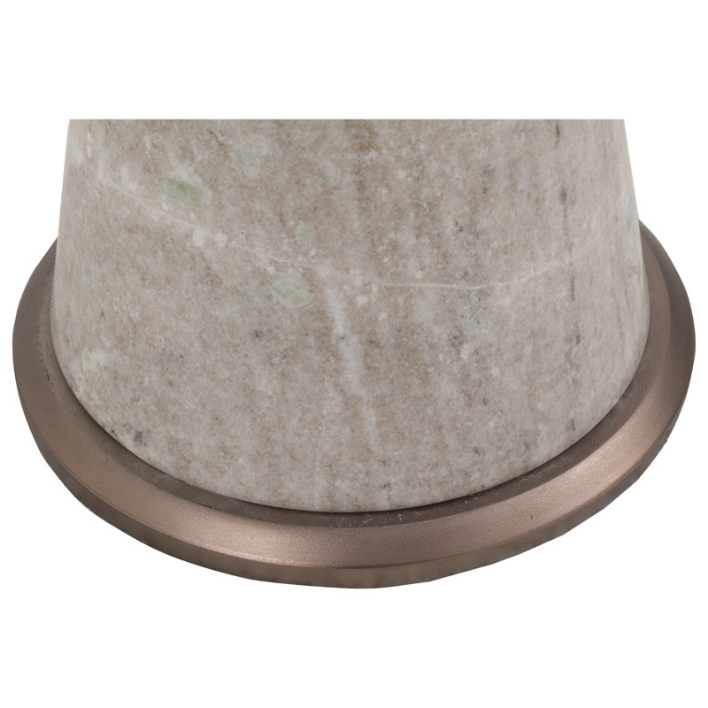 Sundries Marble End Table, 20" H x 15" W x 15" D