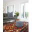 Pouf rond de 22 po de largeur-881474373
