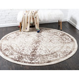 Amika Oriental Khaki Area Rug